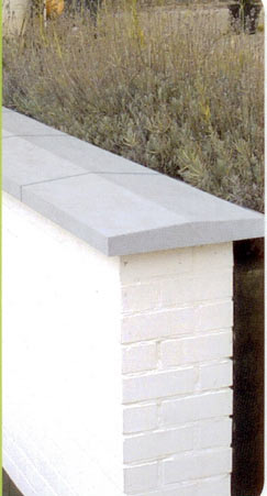 MUURKAP -  beton  /  couvre mur béton