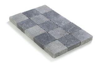 BETONKLINKER - getrommeld 15x15 - dikte: 6cm. | pavés tambourinés