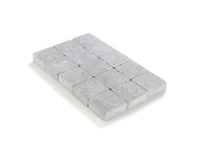 BETONKLINKER - getrommeld 15x15 - dikte: 5cm. | pavés tambourinés