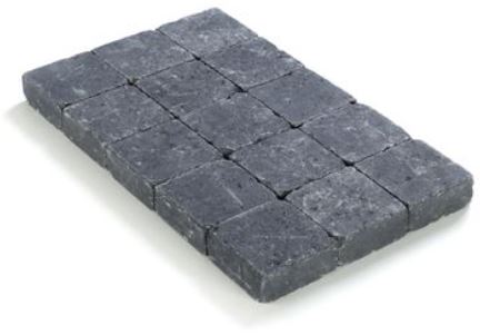 BETONKLINKER - getrommeld 15x15 - dikte: 5cm. | pavés tambourinés 