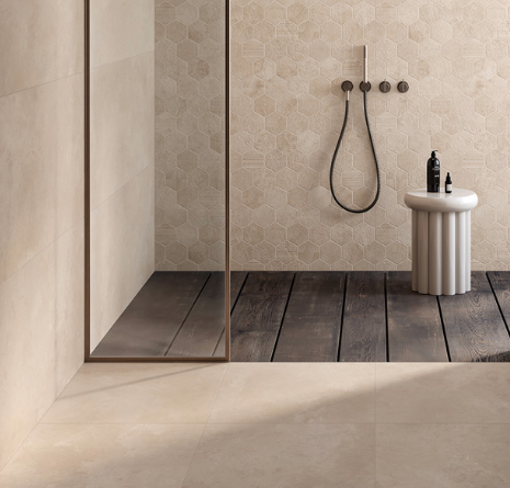 FRAMEWORK CONCRETE SET TAUPE NAT RECT. - SINTESI